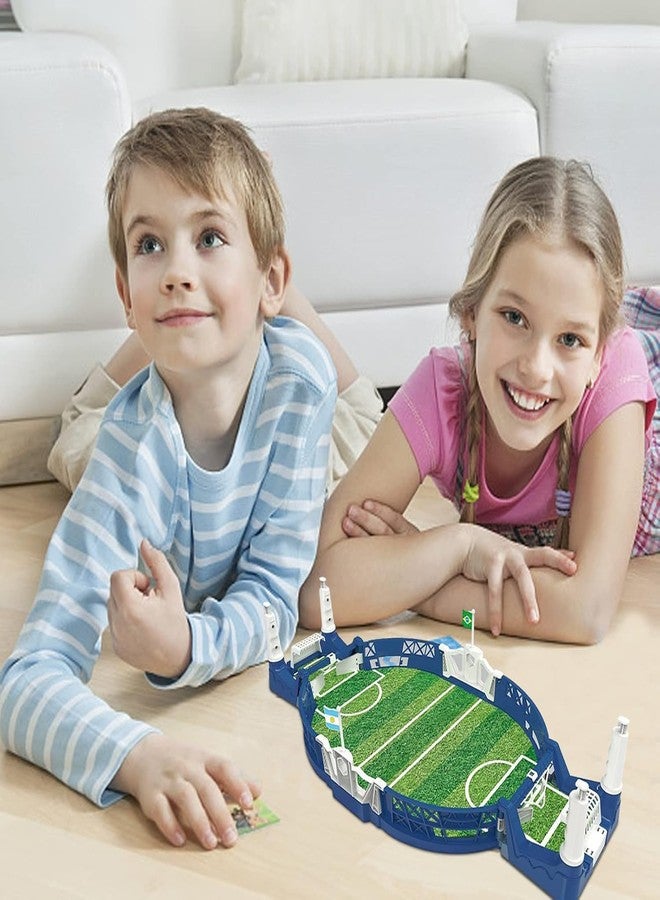 Drumstone (𝗦𝗽𝗲𝗰𝗶𝗮𝗹 𝟭𝟬 𝗬𝗲𝗮𝗿𝘀 𝗪𝗮𝗿𝗿𝗮𝗻𝘁𝘆) Mini Tabletop Foosball Game - 2-Player Indoor Football Board Game for Kids & Family, Fun & Interactive Play, Safe & Durable, Complete Set - Image 5